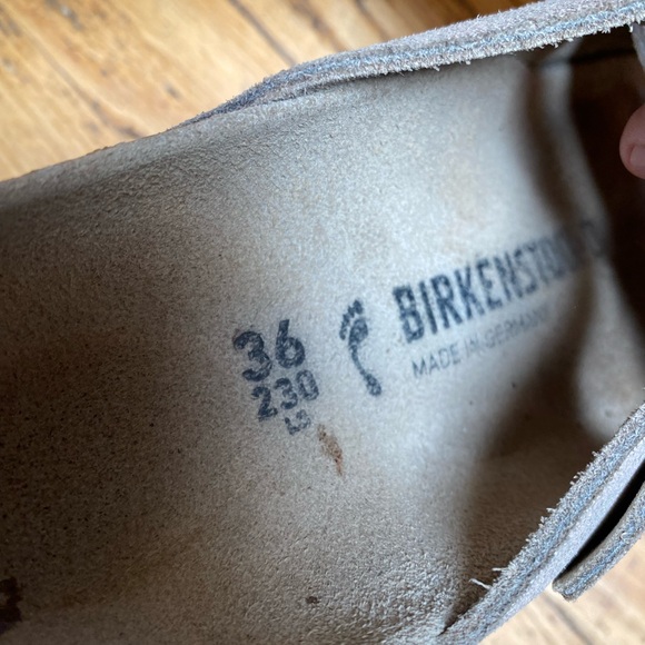 Birkenstock Arizona Leather Slide Sandals Sz Womens L5 - Picture 6 of 9